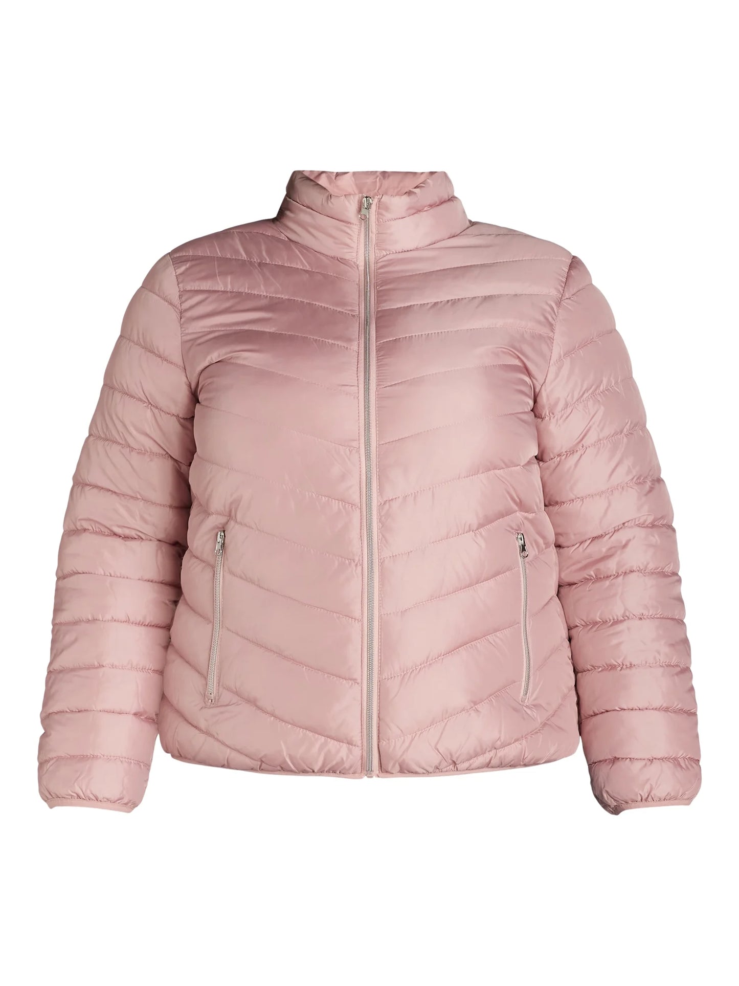 Women'S and Women’S plus Packable Puffer Jacket, Midweight, Sizes S-3X