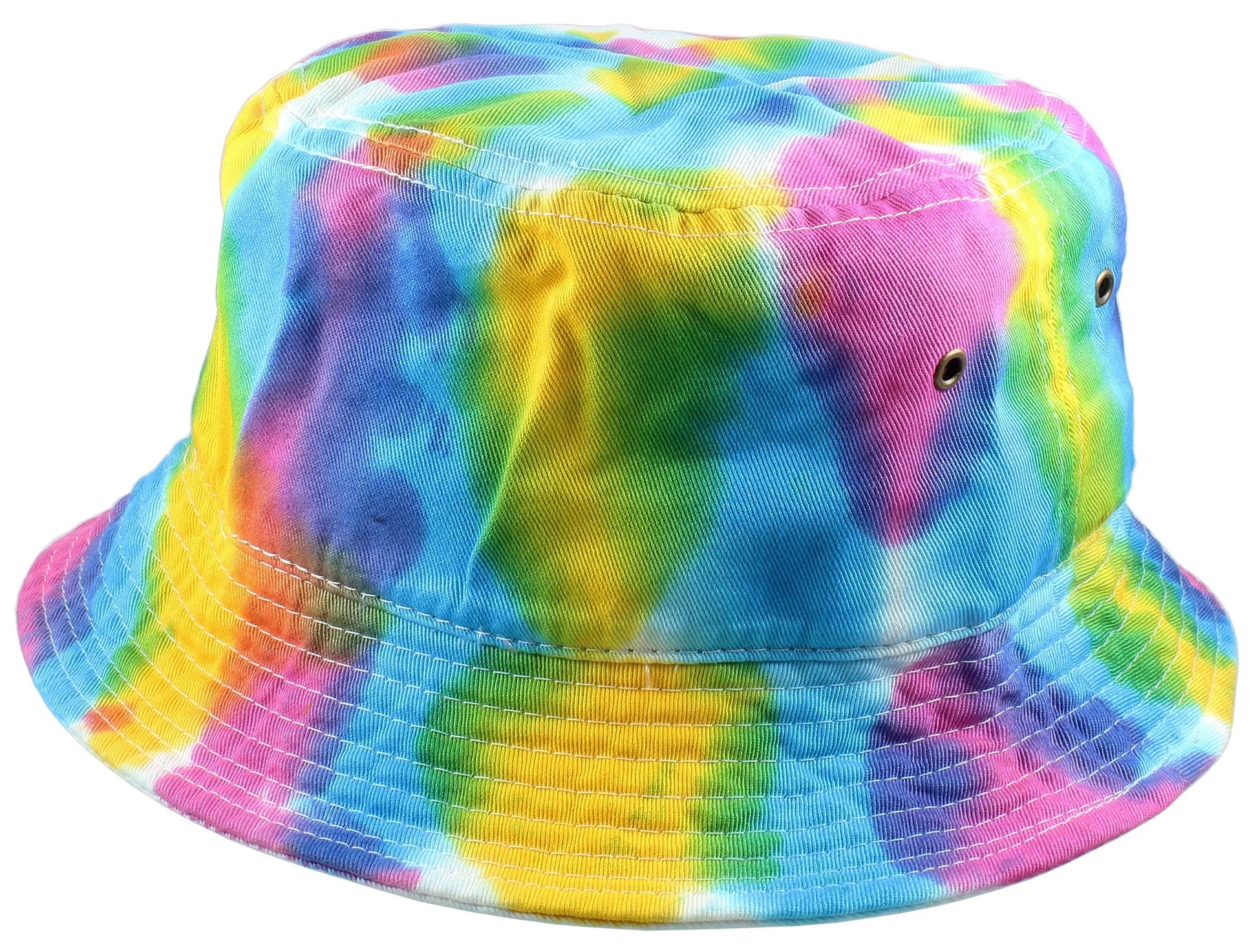 Bucket Hat Cotton Packable Summer Travel Cap. Dye A-S/M