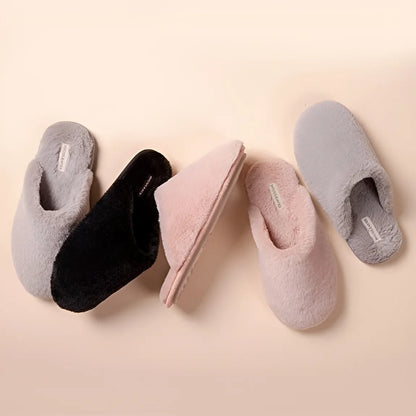 Women'S Fuzzy House Memory Foam Slippers Cute Furry Leopard Print Faux Fur Lined Closed Toe Indoor Slides Bedroom Slip on Shoes