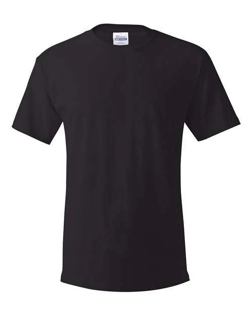 Men'S Super Value Pack Black Crew T-Shirt Undershirts, 10 Pack