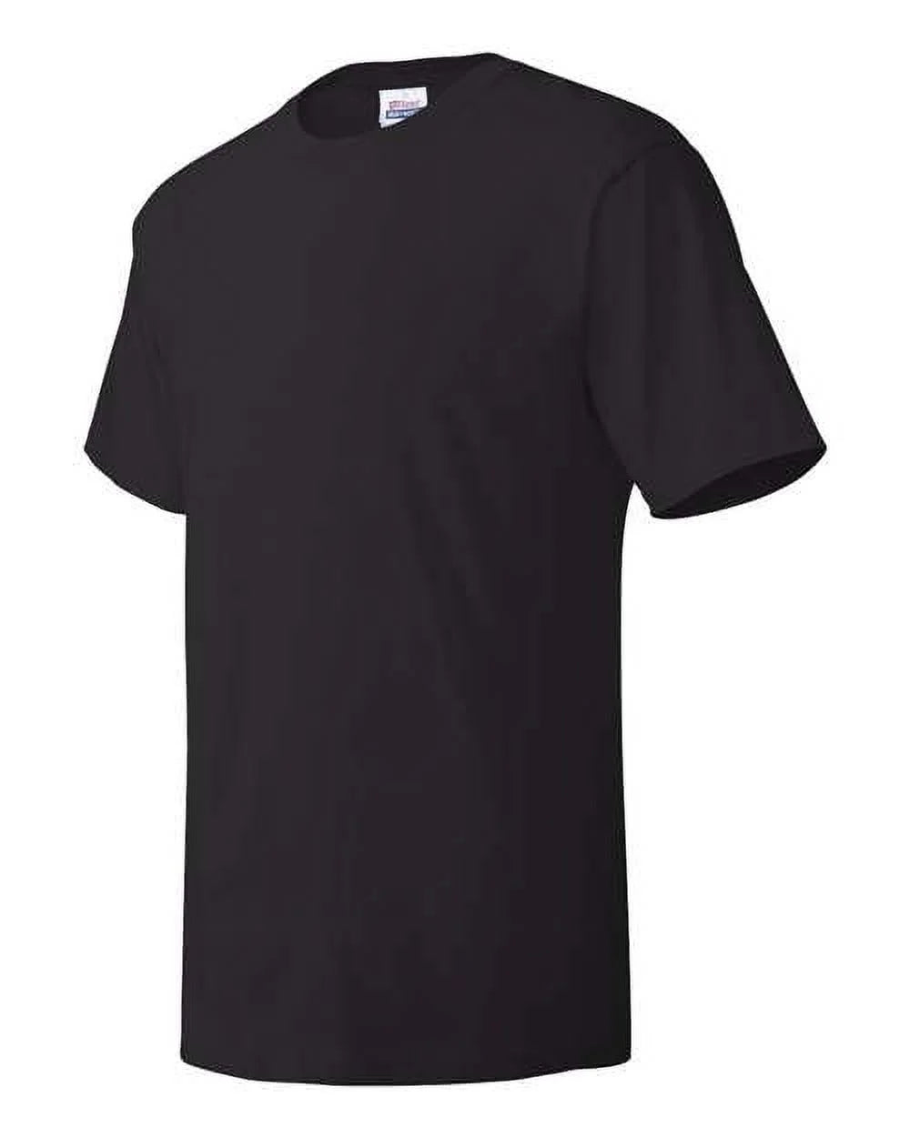 Men'S Super Value Pack Black Crew T-Shirt Undershirts, 10 Pack