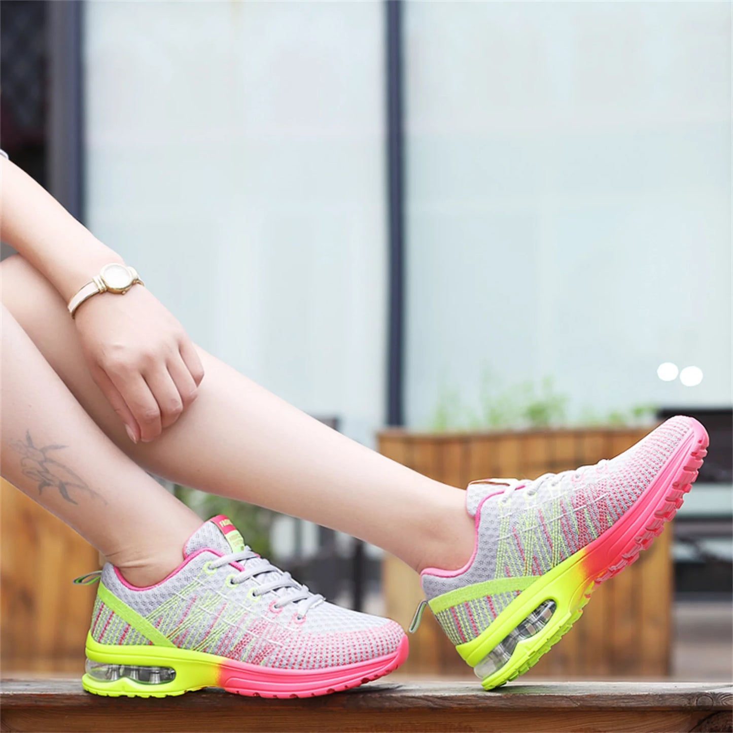 Sneaker for Women Breathable Athletic Air Cushion Running Shoes Lightweight Sport Shoes